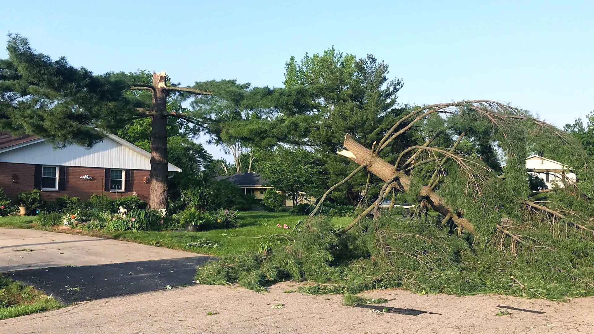 Tornado Damage.