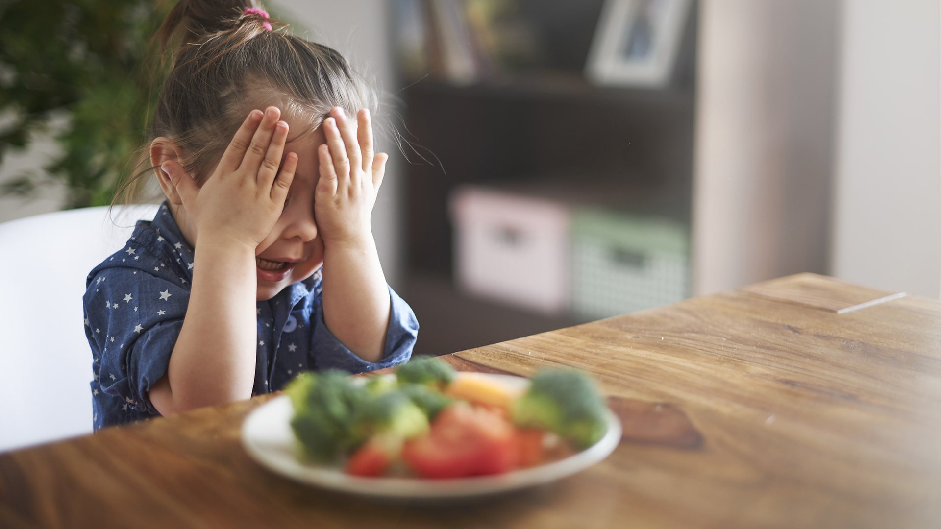 Toddler throwing tantrum.