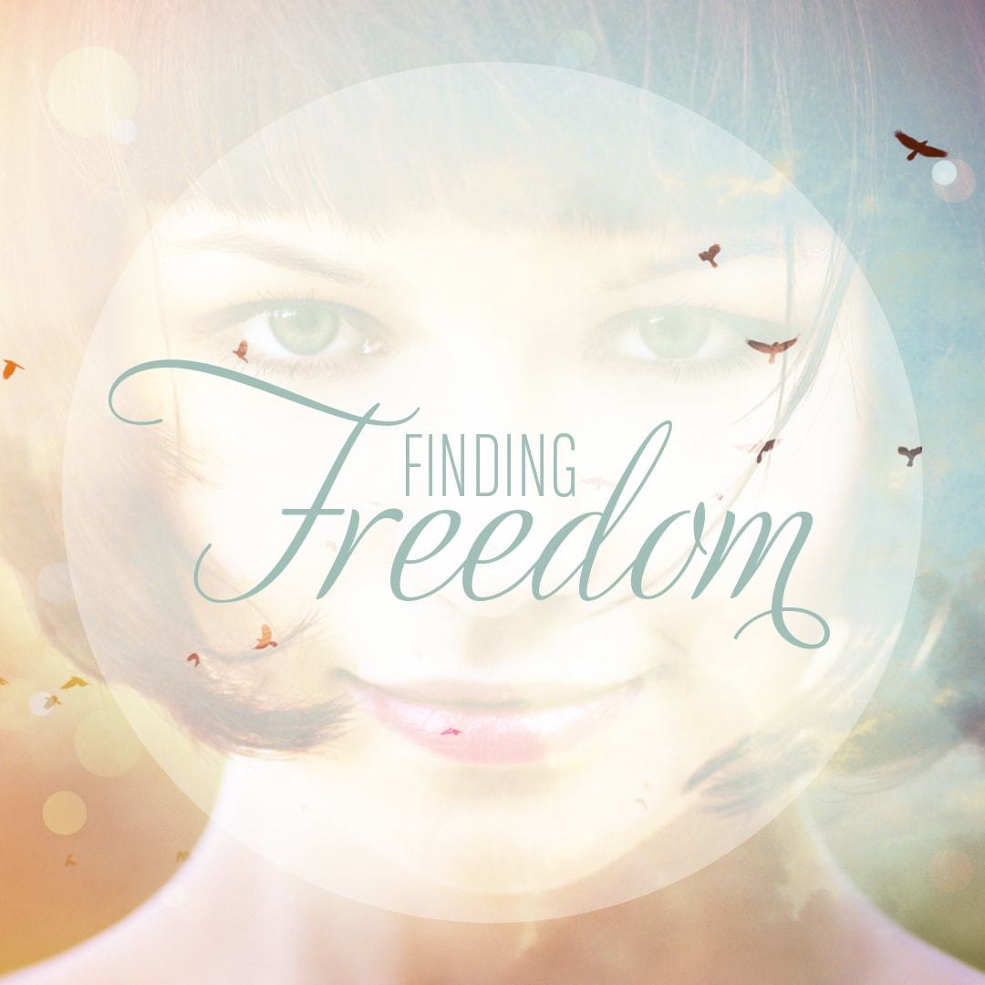 Finding Freedom sermon series logo.