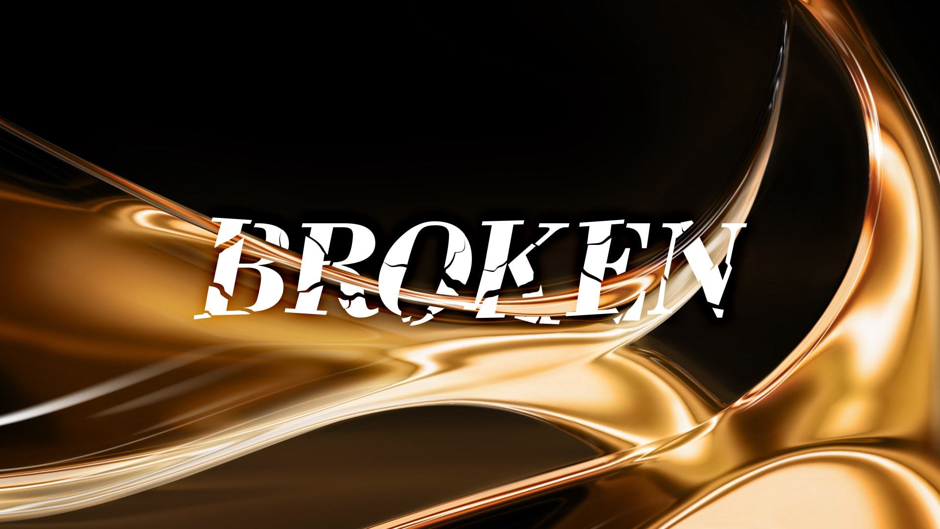 Broken sermon series logo.