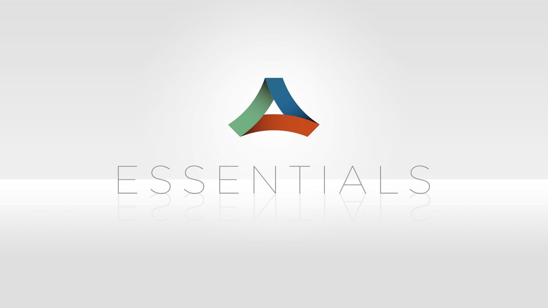 Essentials sermon series logo.