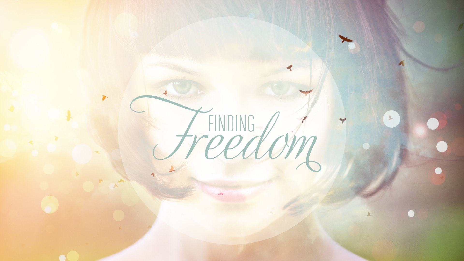 Finding Freedom sermon series logo.