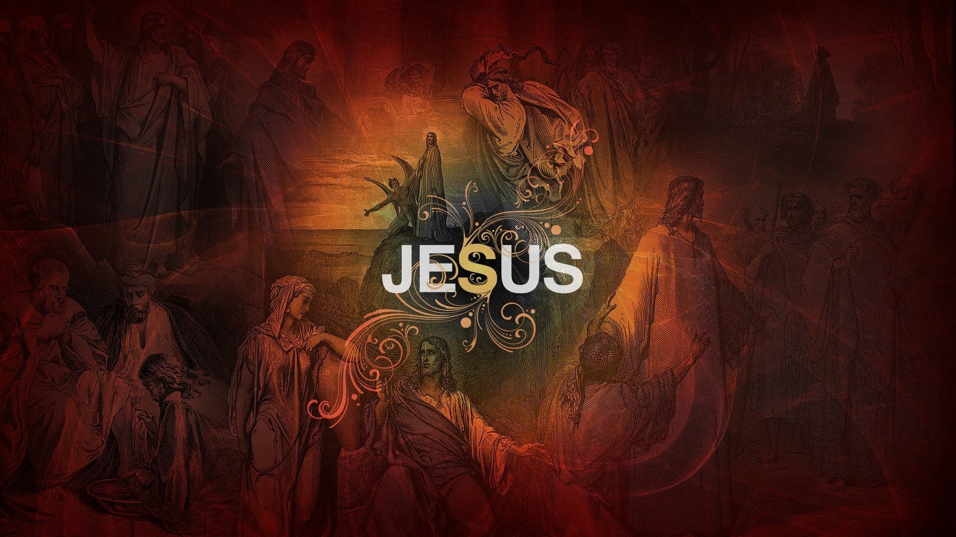 Jesus sermon series logo.