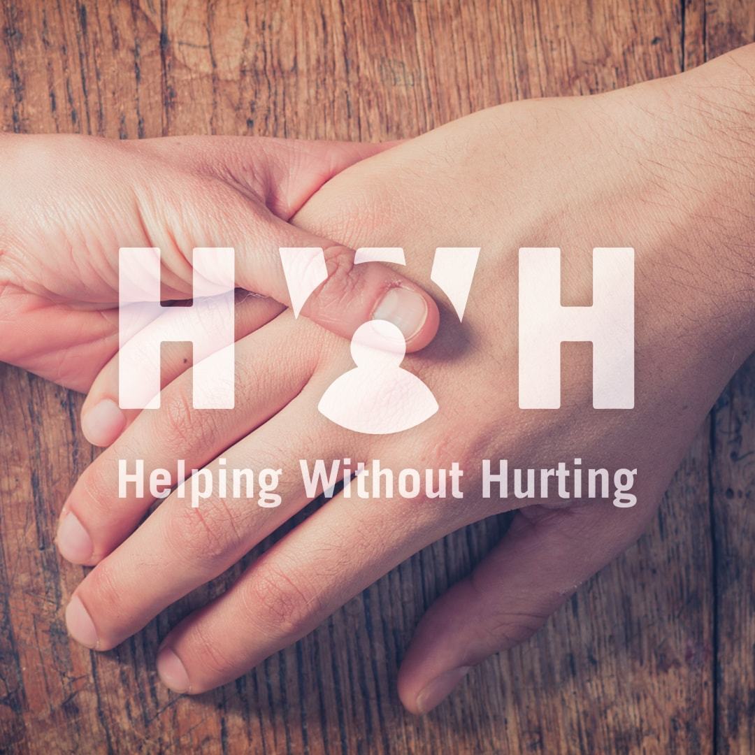 Helping Without Hurting sermon series logo.