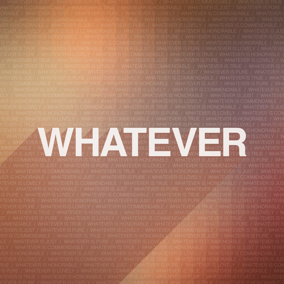 Whatever sermon series logo.