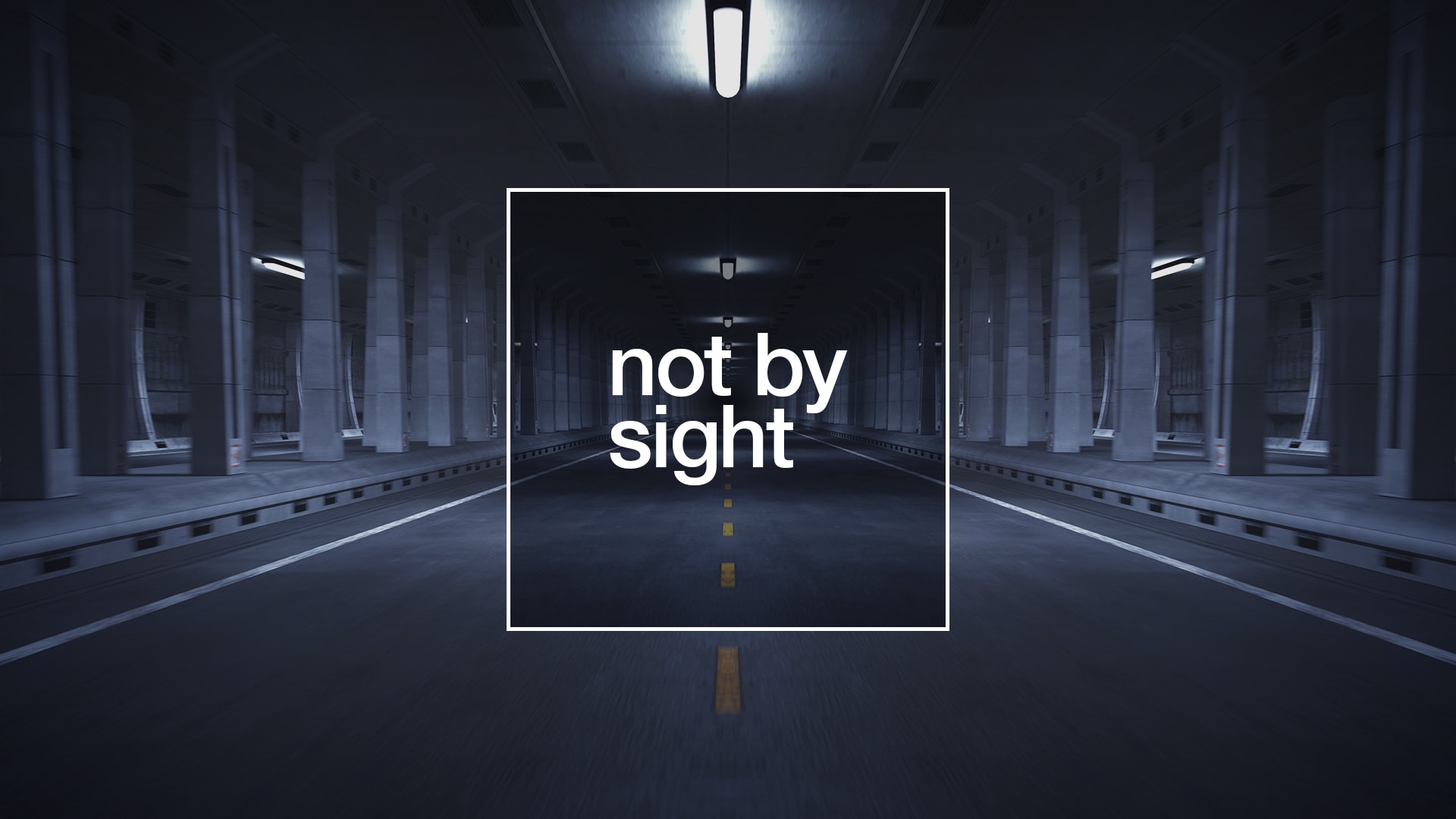 Not By Sight sermon series logo.