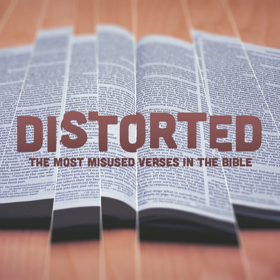 Distorted sermon series logo.