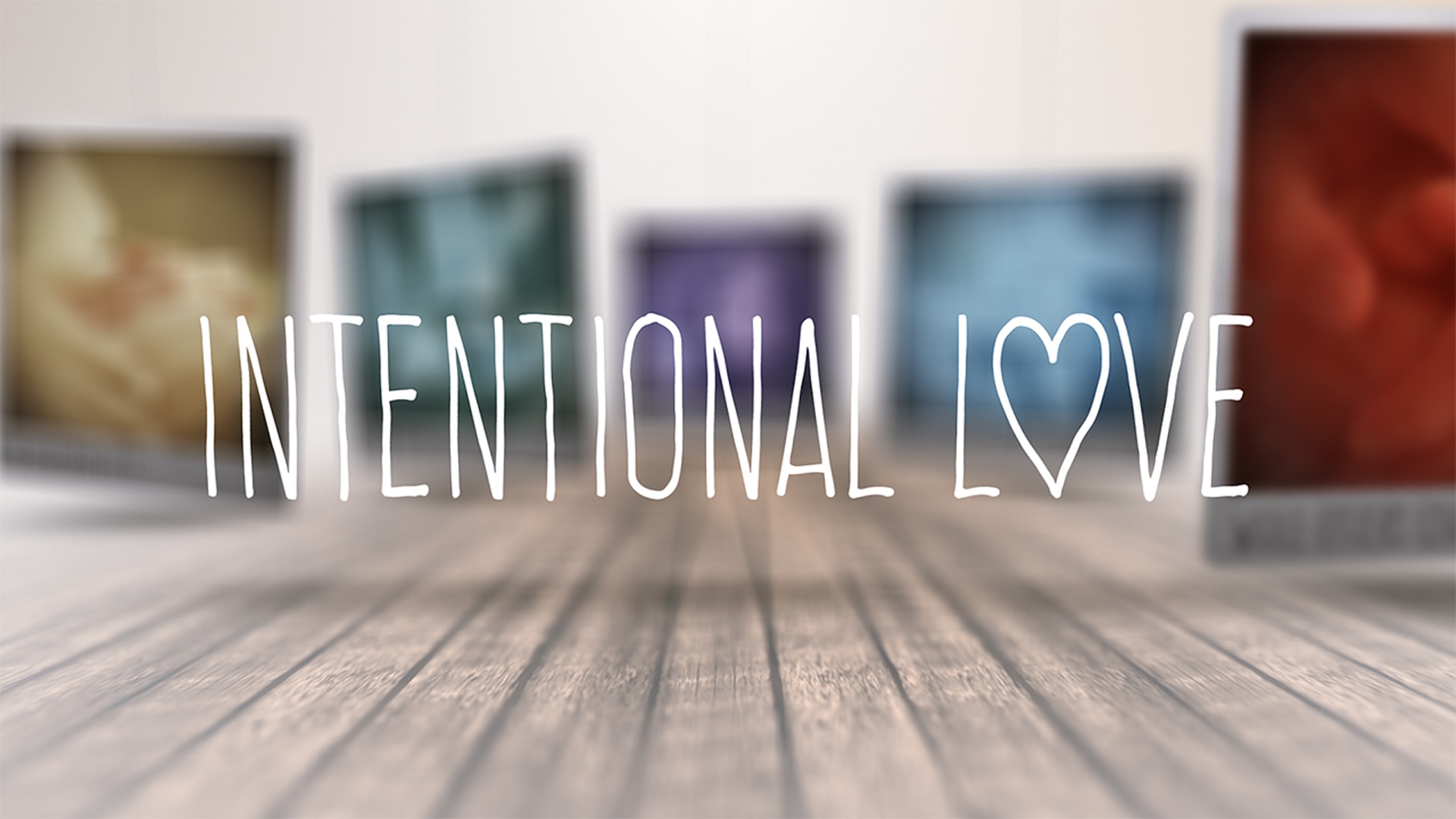 Intentional Love sermon series logo.