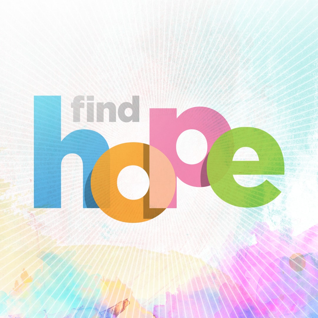 Find Hope sermon series logo.