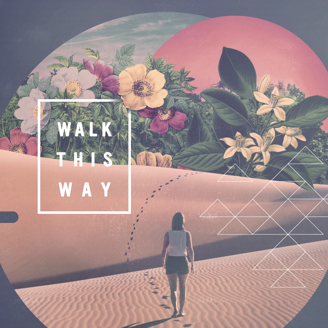 Walk This Way sermon series logo.