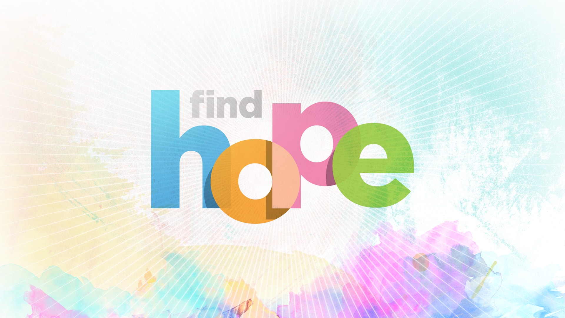 Find Hope sermon series logo.