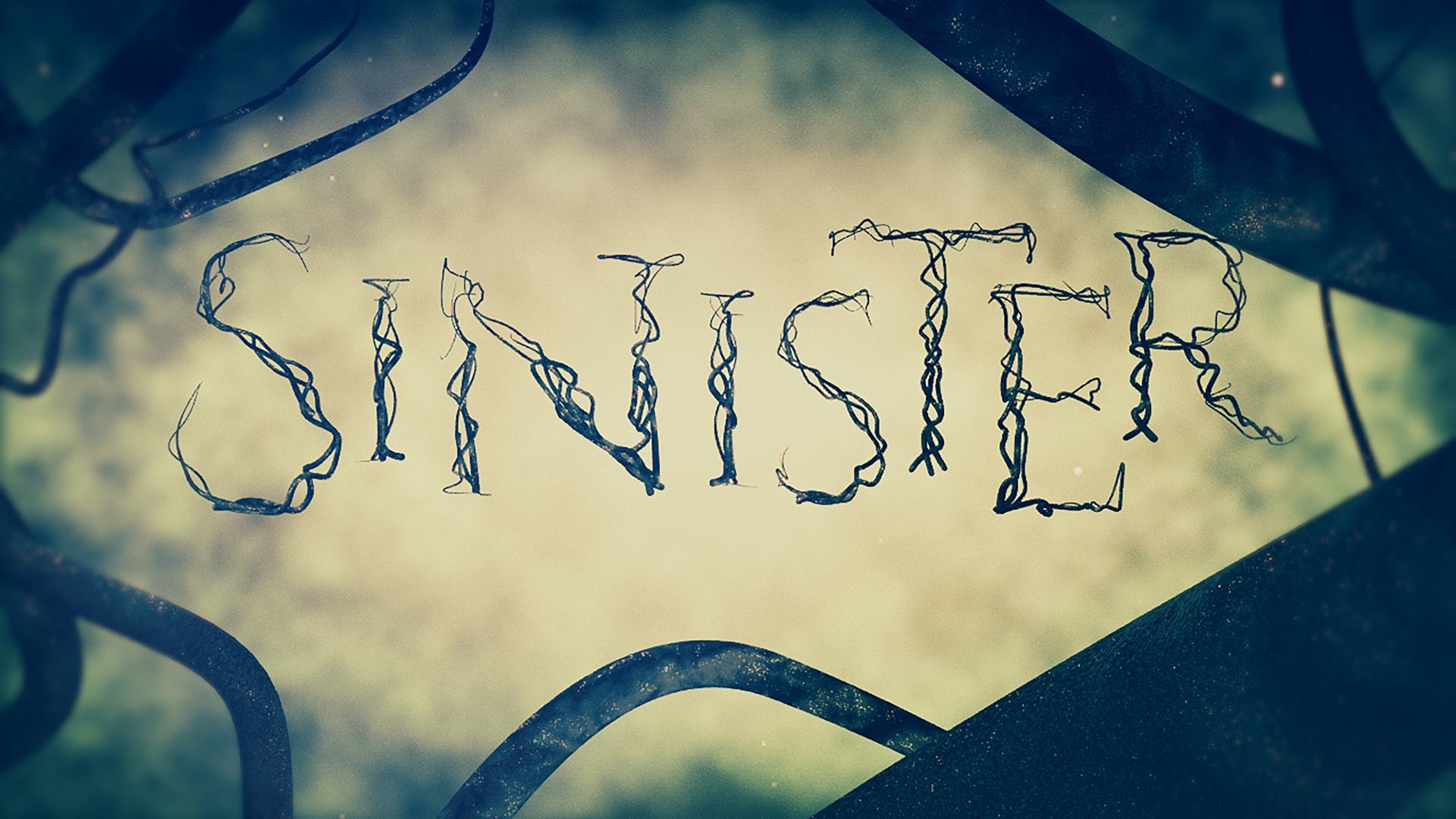 Sinister sermon series logo.