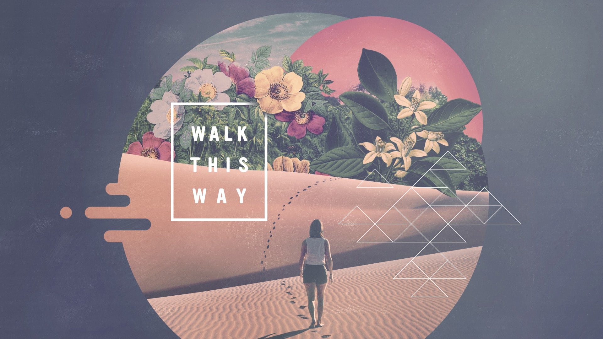 Walk This Way sermon series logo.