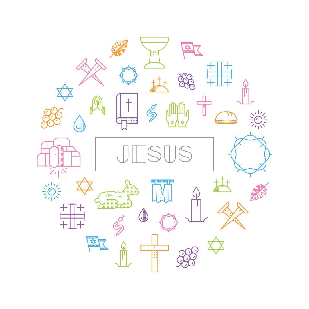 Easter Series Title Jesus Version Sq sermon series logo.