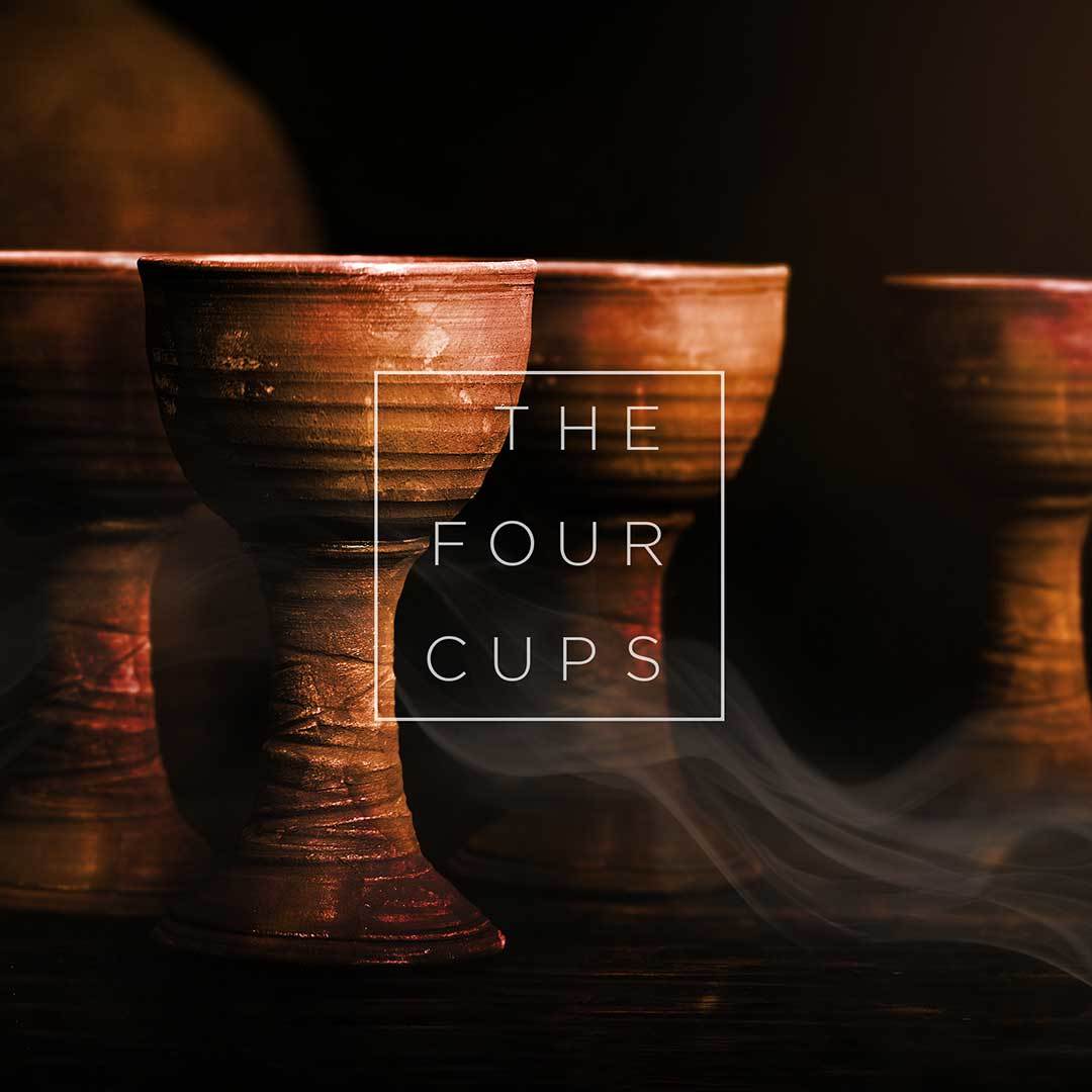 The Four Cups 1080X1080W sermon series logo.