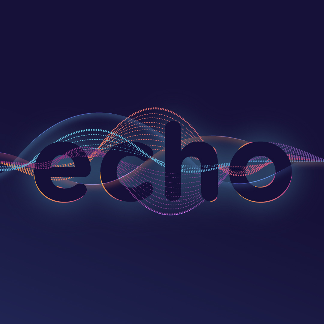 Echo Main Graphic 1080X1080 sermon series logo.