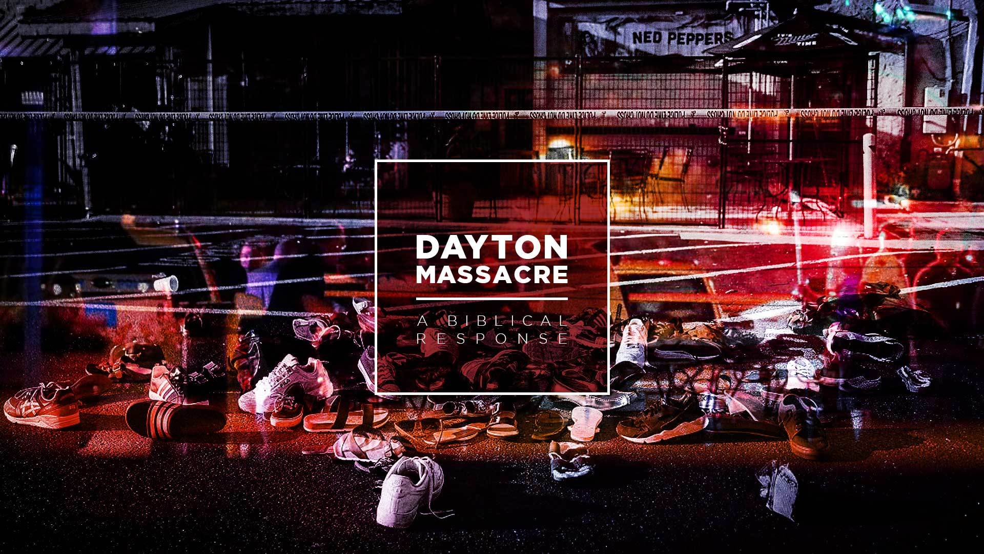 Dayton Massacre 1920X1080 sermon series logo.