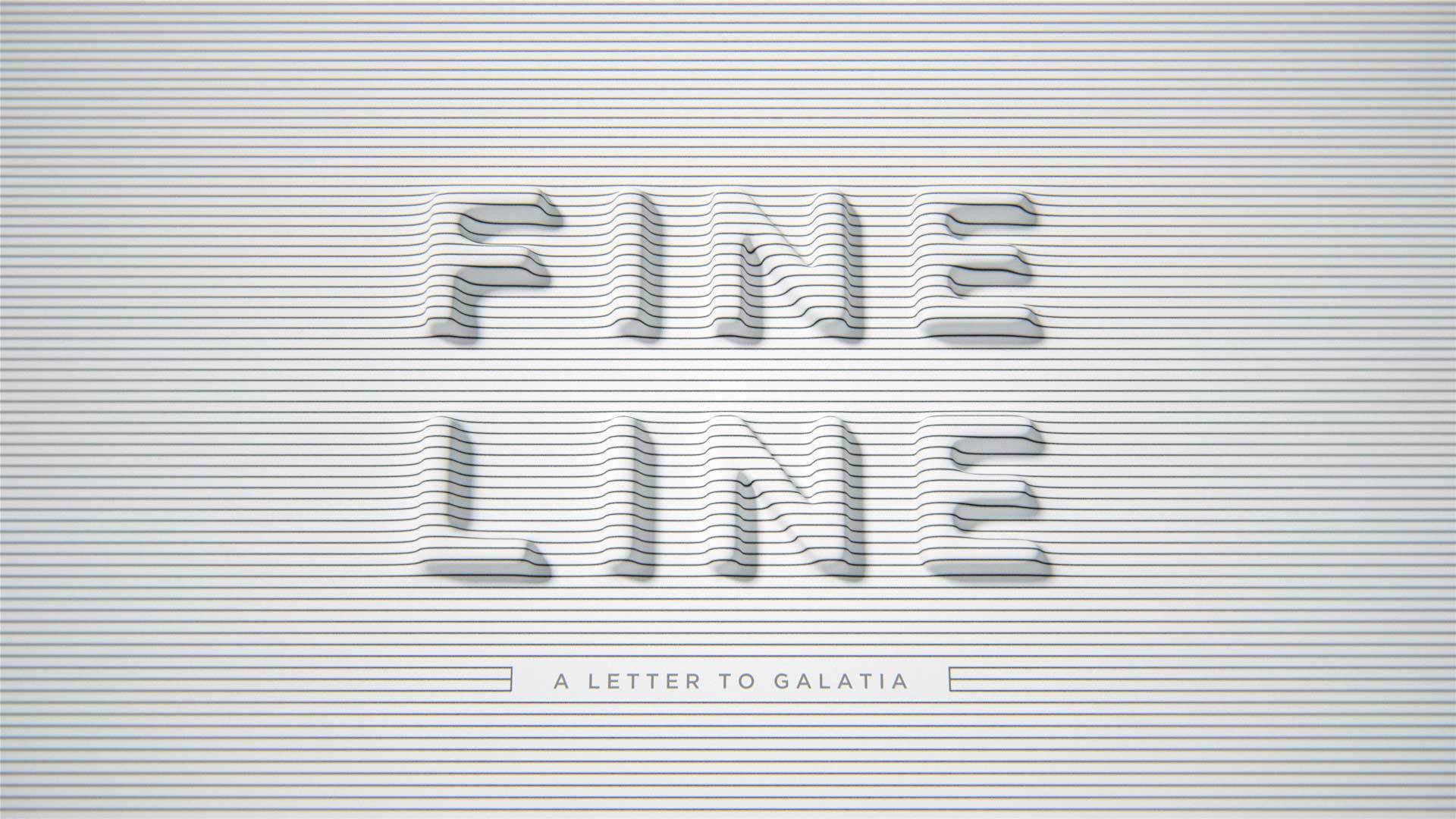 Fine Line Web sermon series logo.