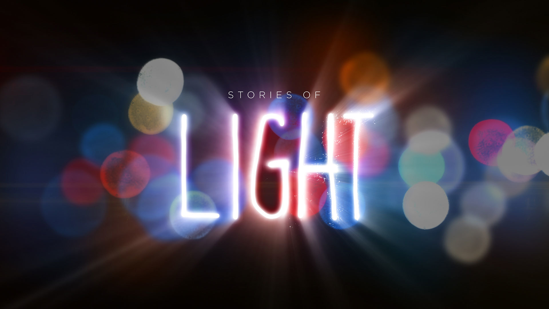 Stories Of Light Wide sermon series logo.