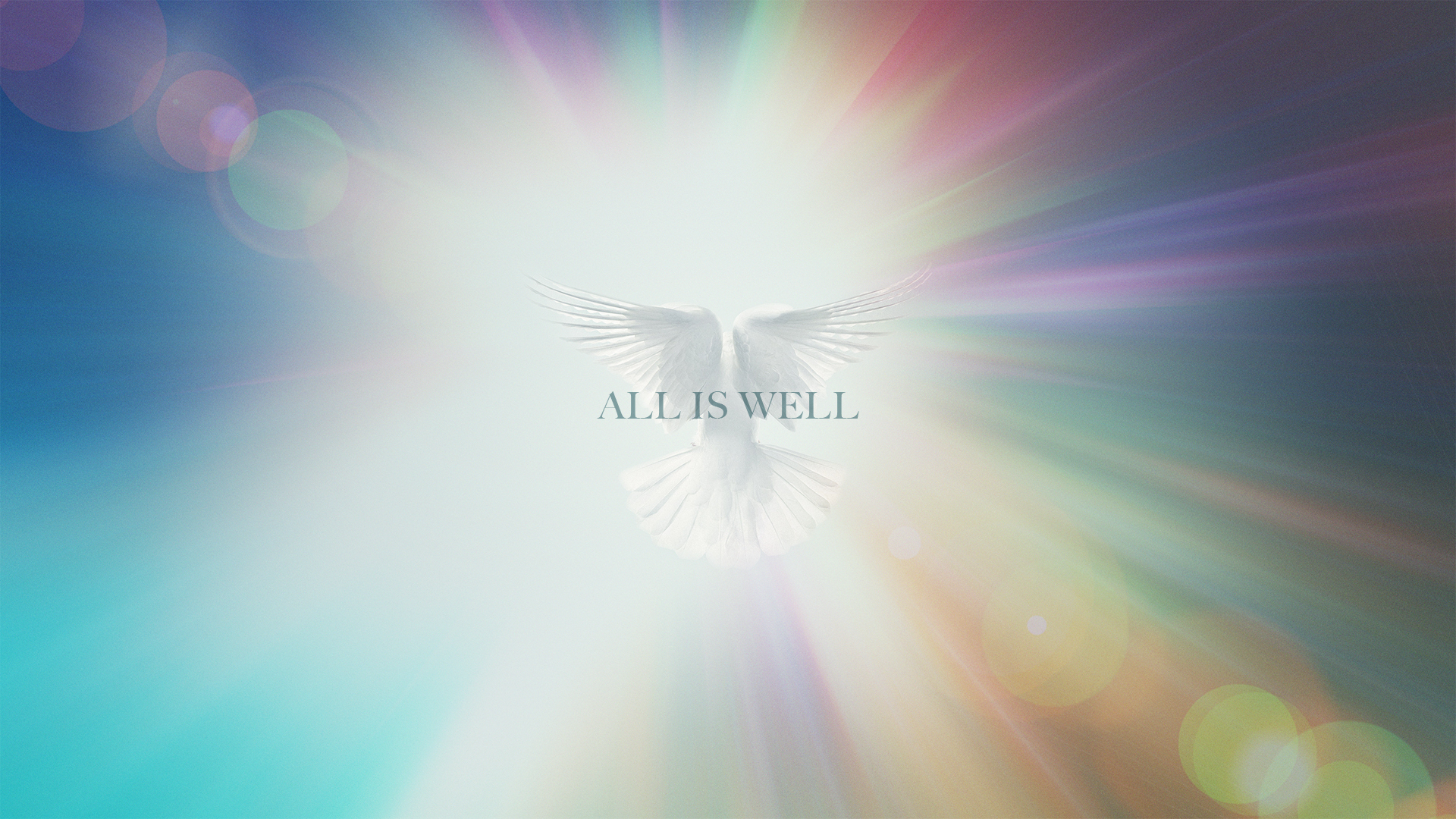 All Is Well 1920X1080 sermon series logo.